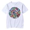 T-shirt Estive Traspiranti a Maniche Corte Stampa 3D Cartone Animato Gioco Alphabet Lore per Bambini 2-13 Anni Ragazzi Ragazze Abbigliamento Casual