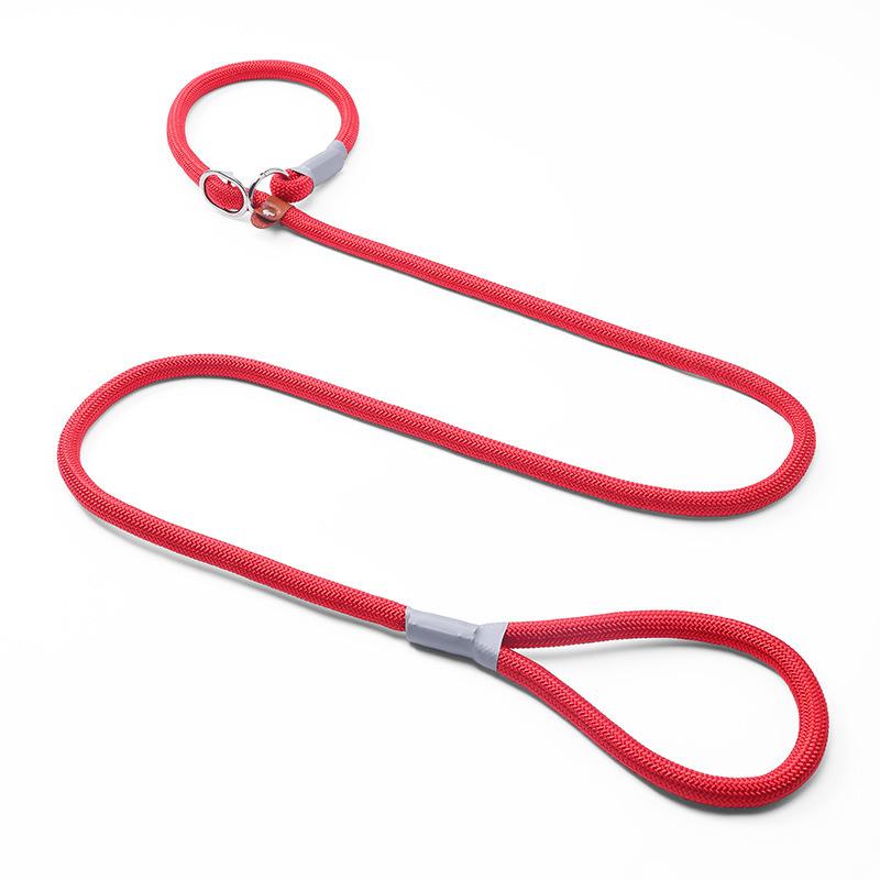 

Pet leash Explosion-proof dog leash chain Special for medium and large dogs to break free from the chain S size [width 0.8 * 150cm] красный