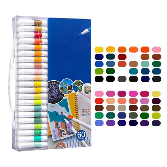 Kids Acrylic Markers Hard Tip Acrylic Paint Pens Quick Dry Ink Art Markers for Fabric Rock Painting Ceramic Glass Students Arts Crafts Supplies