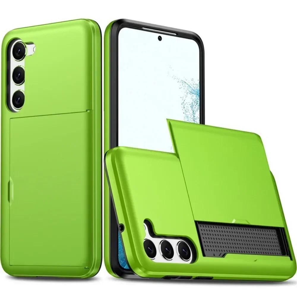 Für Samsung Galaxy S24 Ultra S25 S22 Plus S23 S21 S20 FE A55 5G Brieftaschenhülle Kartenhalter Fach Schutz Stoßfest Handyhülle