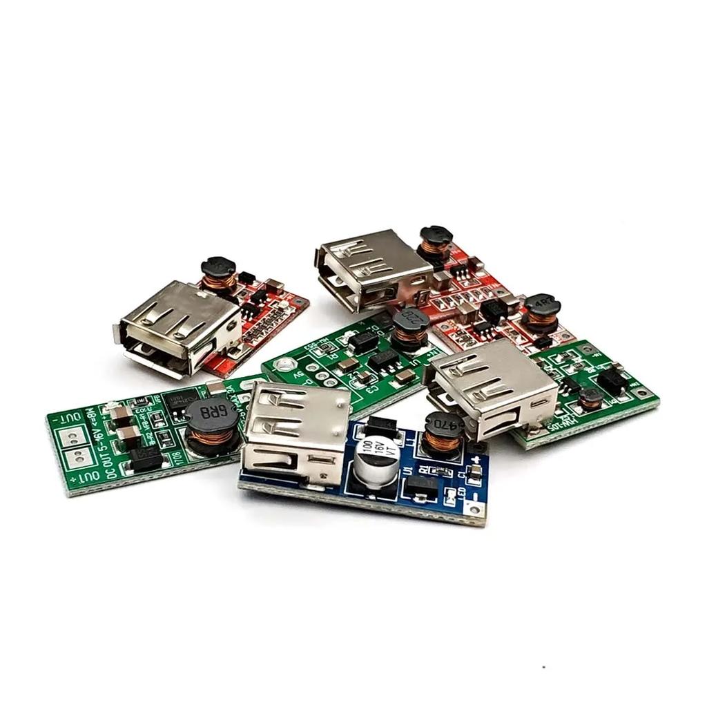 DC-DC Einstellbares Aufwärts-Leistungsversorgungsmodul USB Batterieplatine 0,9V~5V Liter 5V 600MA 1A 1,5A 3A USB Ausgang Ladegerät Aufwärtsmodul