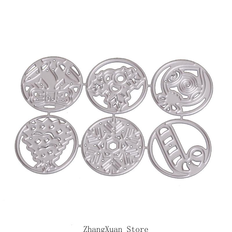 

Christmas Metal Cutting Dies Stencil DIY Scrapbooking Album Paper Card Template Mold Embossing Craft Decoration 3XUF CN