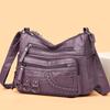 Vintage Pu Leather Luxury Purses and Handbags High Quality Women's Bag Design Multi-pocket Ladies Crossbody Shoulder Bags