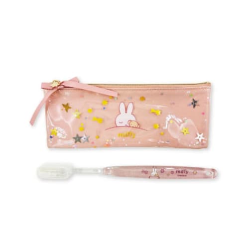 

Marimo Craft Miffy Toothbrush Set, Dreamy Series, Pink, W200 x H80 x D15mm (DBM-3022)