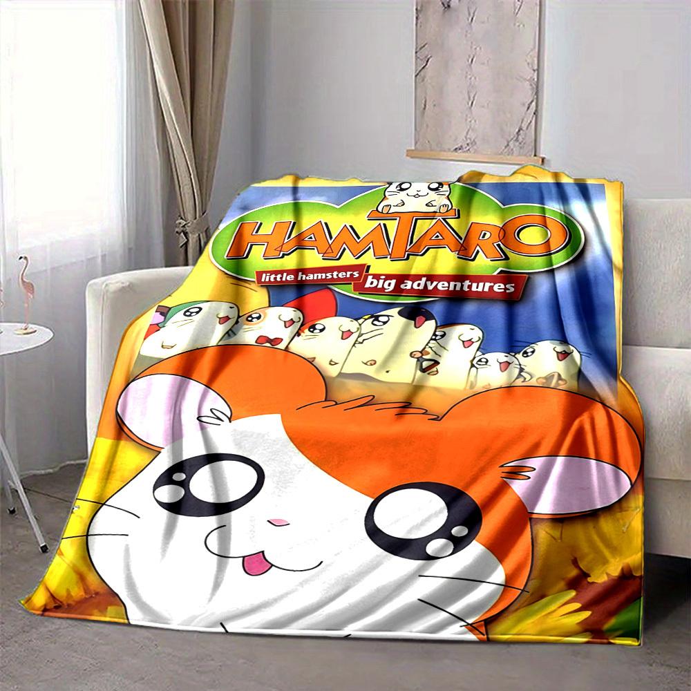 1 Stück Hamtaro Decke Vielseitig für Sofa, Büro, Bett