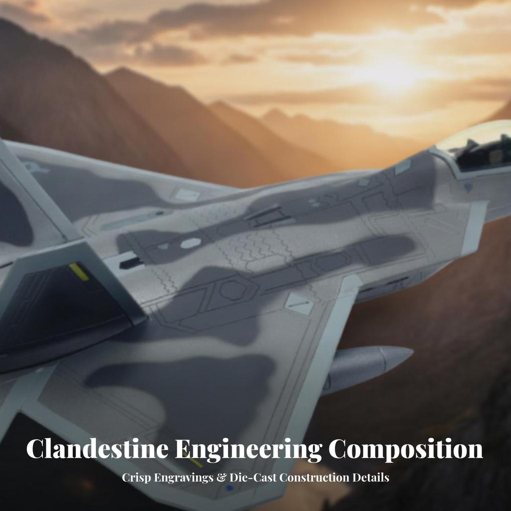 Fighter Jet Model No Assembly Required Static Aircraft Non-Powered