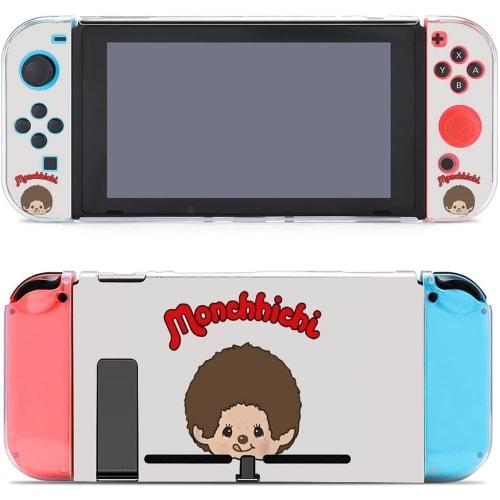 

Monchhichi Switch Protective Hard Case Controller Cover, Dirt-Resistant, Separate, Slim, Scratch-Resistant, Easy to Install and Remove, Shock-Absorben