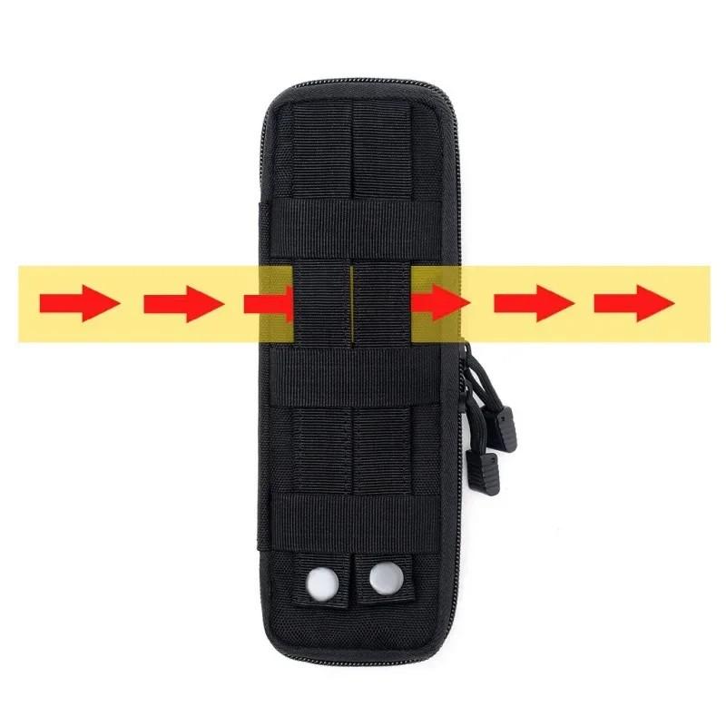 Taktisches Molle Multifunktions-EDC-Messer-Set Nylon-Messertasche Geeignet für Outdoor-Aktivitäten Wandern Jagdzubehör