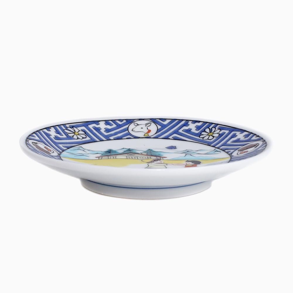 Heidi Kutani Ware Made in Featuring and a traditional craft from the Hokuriku A stylish and fashionable plate featuring Perfect as a gift for