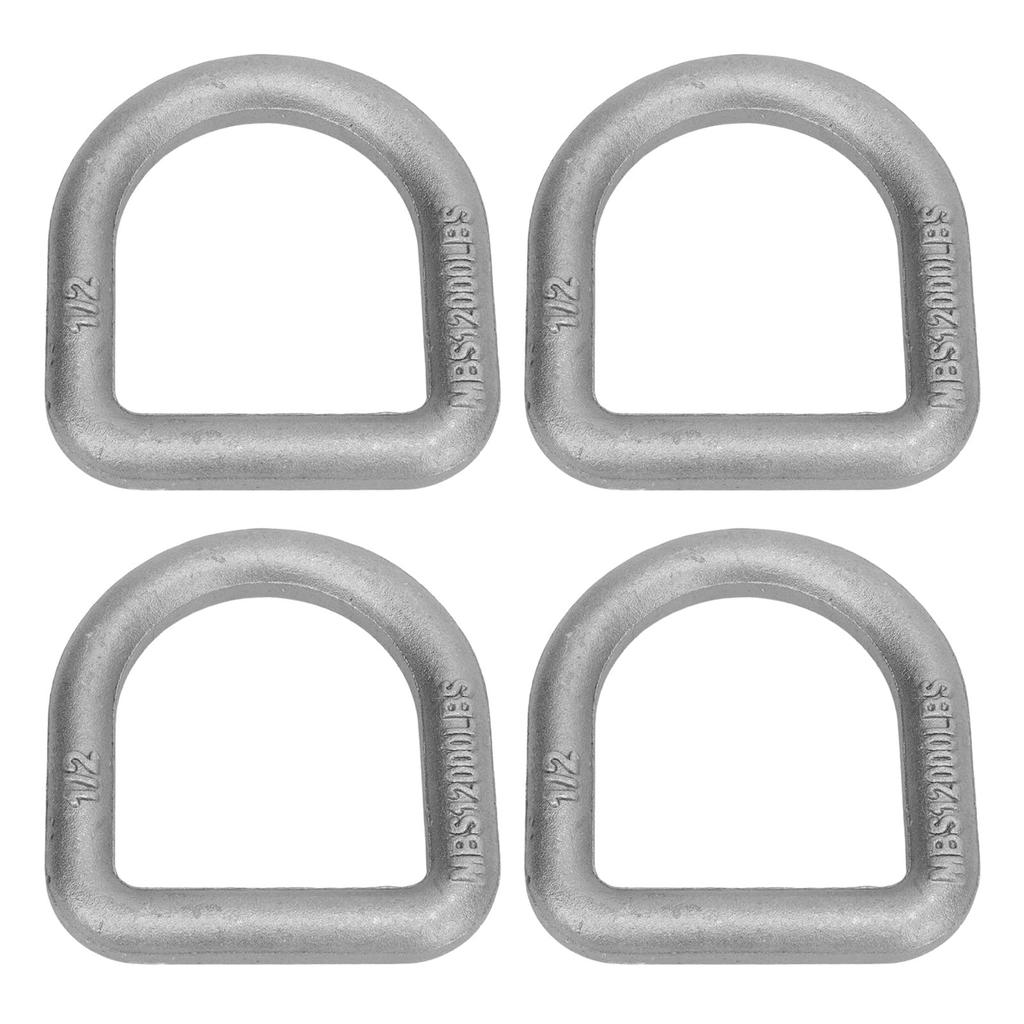 Trailer D-Rings, Heavy Duty and Reliable Trailer Welded D-Rings Set of 4