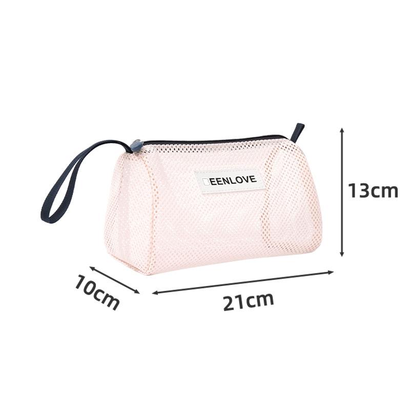New Large Capacity Travel Storage Bag Portable Gym Bag Handheld Swimsuit Tote Swimming Mesh Vacation Storage Bag