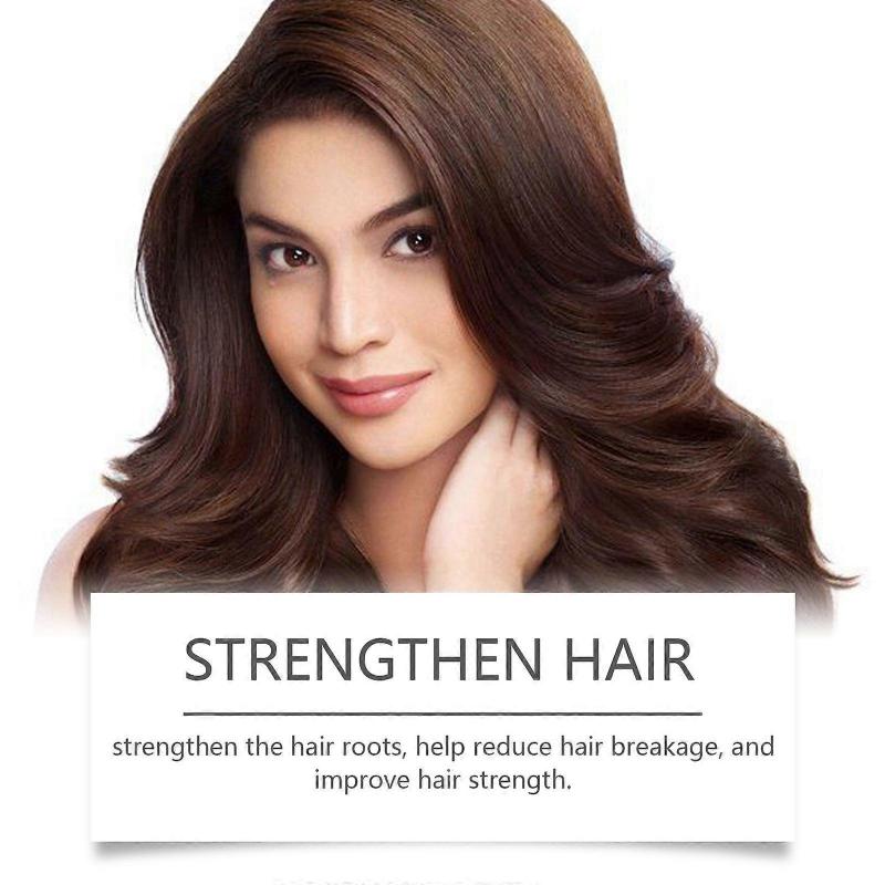 Black Castor Hair Care Essential Oil Nourishes Scalp Soft and Smooth Hair Moisturizing Light Hair Care Essence Oil