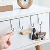 Punching Bathroom Accessories Back Type Door Organizer Hook Storage Hook Storage Hanger Door Hanger