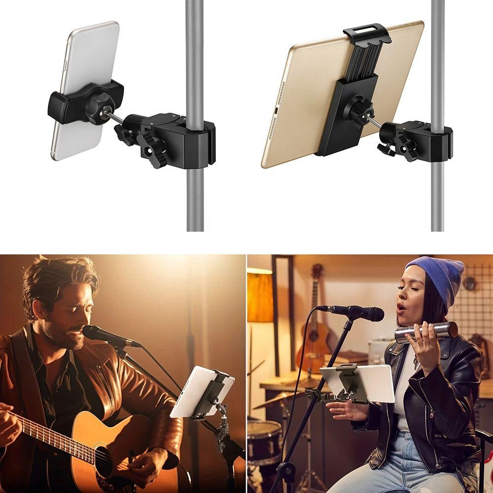 1/4 Thread Phone Holder 360-Degree Rotable Swivel Mount NEW Music Sheet Holder  Live Streaming