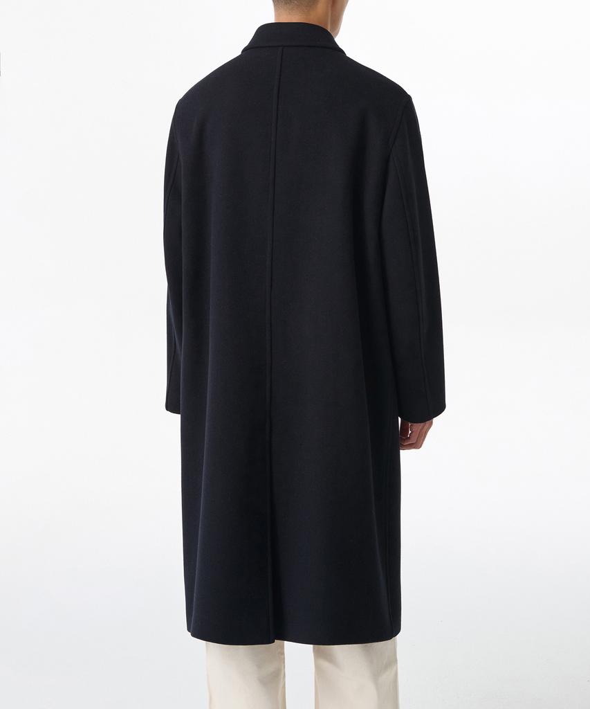 Musinsa Standard Daily Balmacaan Coat [Navy]