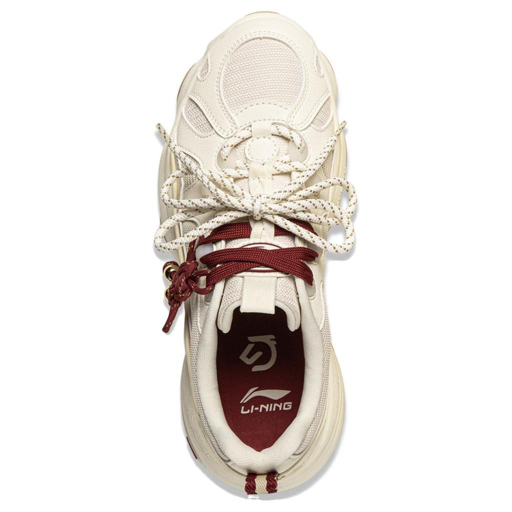 Li Ning Honey 3 Cushioning Slip Resistant Abrasion Resistant Support Height Increasing Low top Casual Shoes Women's AGCW006-1