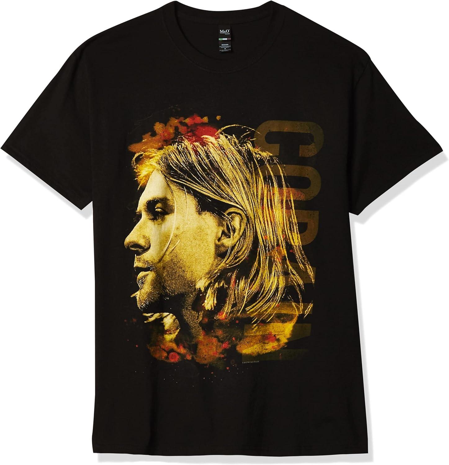 Men s Kurt Cobain Side View Of Kurt Mens T-Shirt S