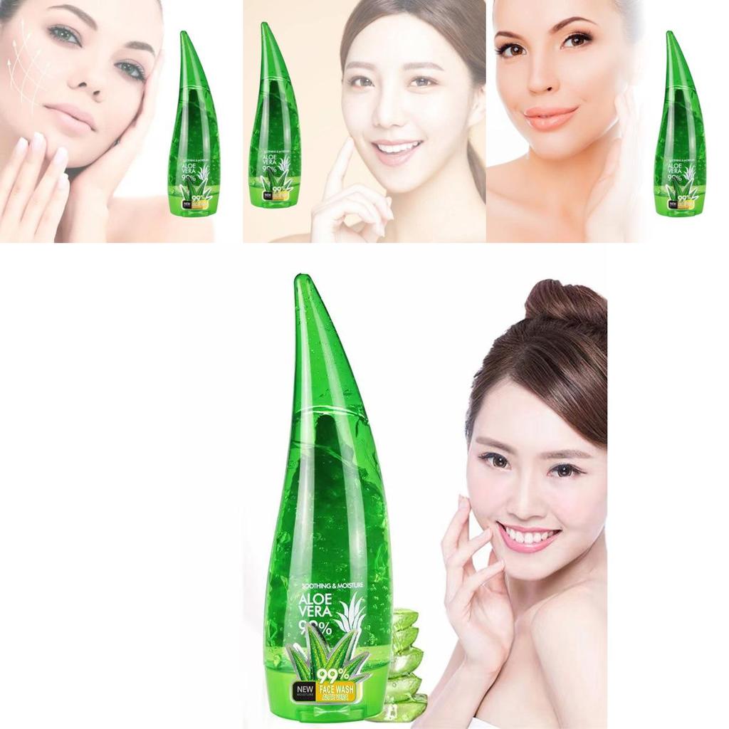Gel di Aloe Vera per Lenire l'Acne e l'Idratazione Profonda nelle Soluzioni Quotidiane per la Cura della Pelle