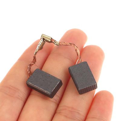 10Pcs Angle Grinder Electric Tool Carbon Brush Cutting Polishing Machine Accessories 5*10*15mm 125 Motor Carbon Brush