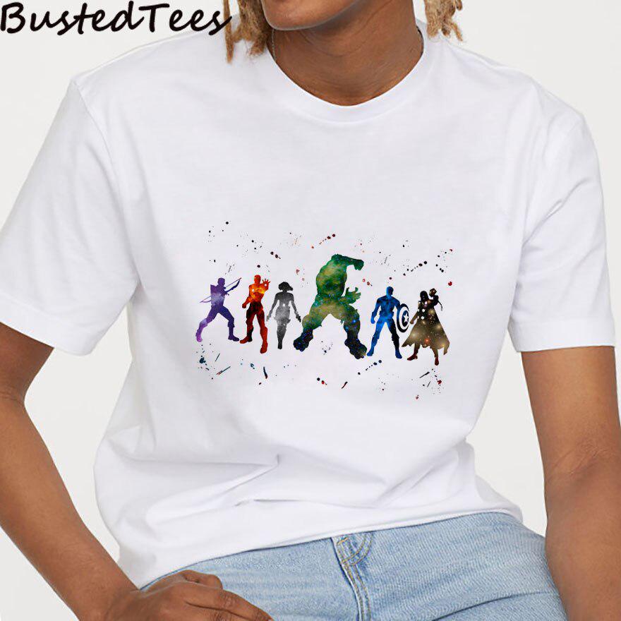 Busted 90s Harajuku Men Avengers Super Heros T Shirt Arrival Galaxy Avengers Print Male Buy From 13 On Joom E Commerce Platform