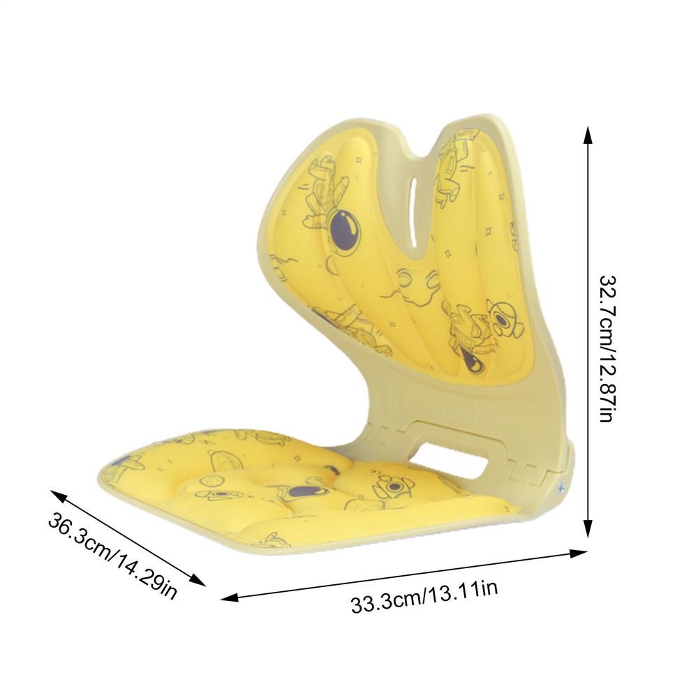 Back Support Pillow For Chair Back Pillow Lumbar Cushion Folding Lumbar Support Pillow Ergonomic Lower Back Cushion WaistSupport жёлтый