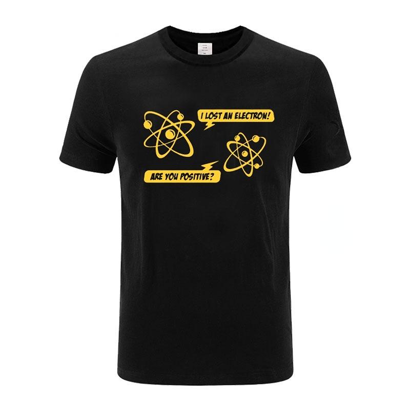 Muži Oblečení Věda Fyzika Geek Nerd Grafika Trička Ztratil jsem Electron Tričko Ženy Muži Ležérní Volné Trička Camiseta Hombre
