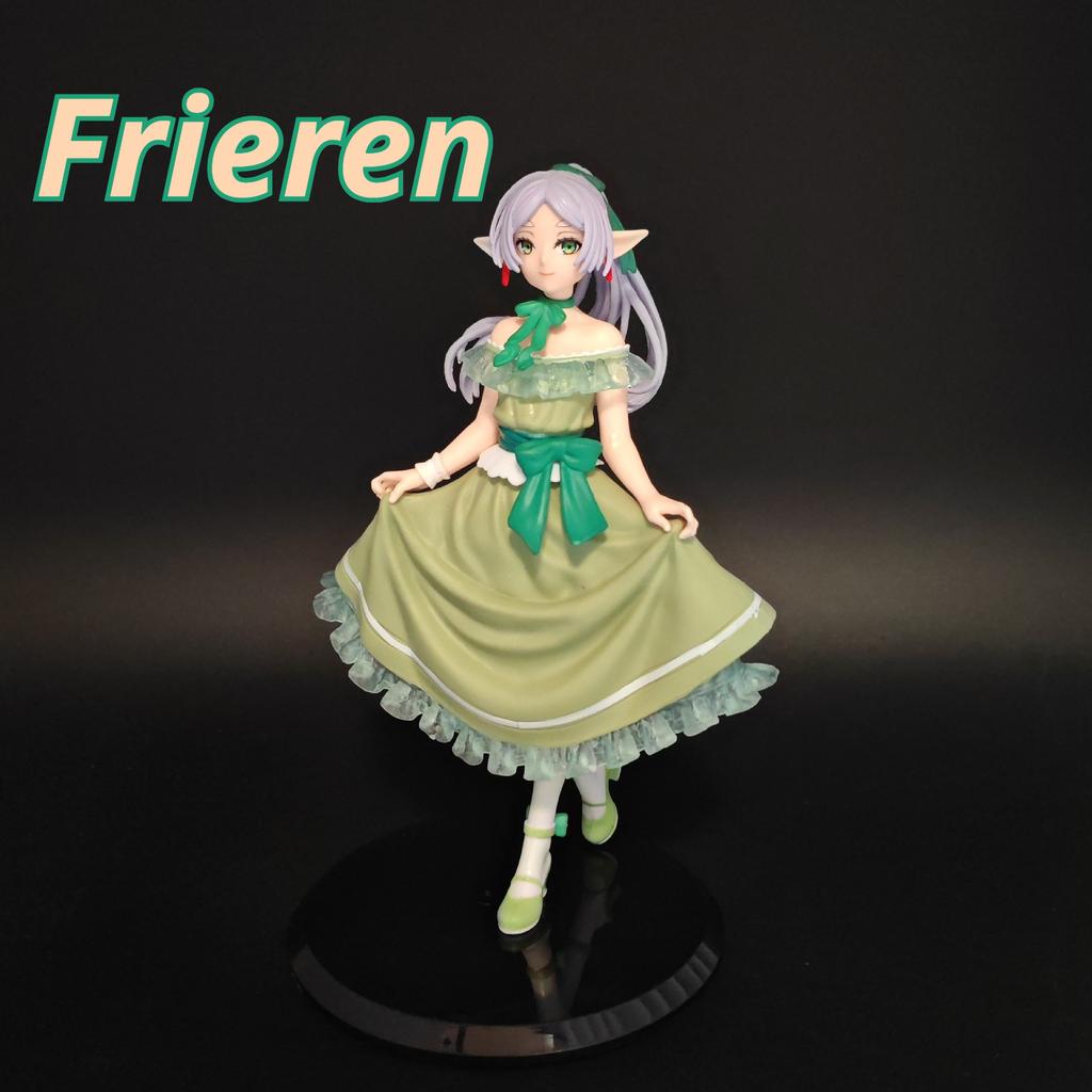 Frieren Beyond Journey End Anime Figure Green Dress Elf Girl Collectible Pvc Model Desktop Decoration For Anime Fans Collectors
