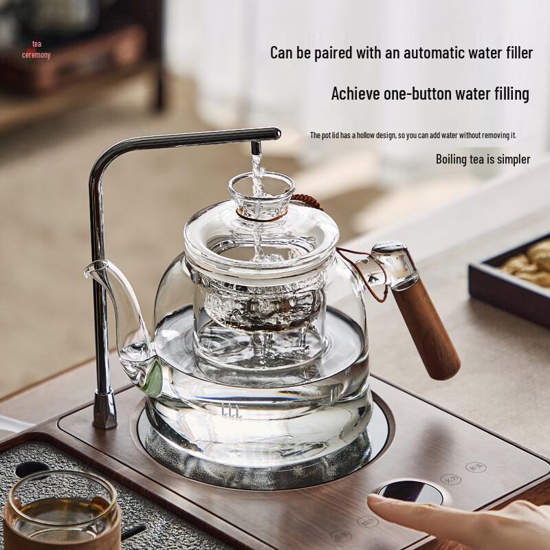Yi Hu Cha Automatic Water Refill Glass Teapot
