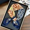 Polka dot silk scarf square scarf high-end new versatile decorative scarf scarf scarf neck cashew flower scarf shawl can be used as a tube top