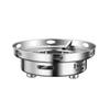 ZISIZ Windproof Alcohol Hot Pot Stove with Pot