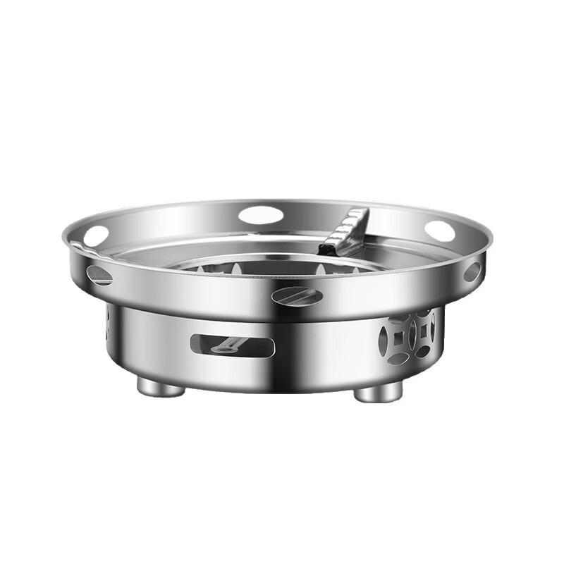 ZISIZ Windproof Alcohol Hot Pot Stove with Pot
