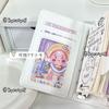 Star M5 White Leather Binder Notebook Journal Diary Portable Pocket Photo Album Idol Photo Collect Book