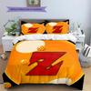 DRAGON BALL Logo Pattern Bedding,Quilt Set Quilt Cover Pillowcase Home Birthday Gift (1 * Duvet Cover + 2 * Pillowcase, Without Core)