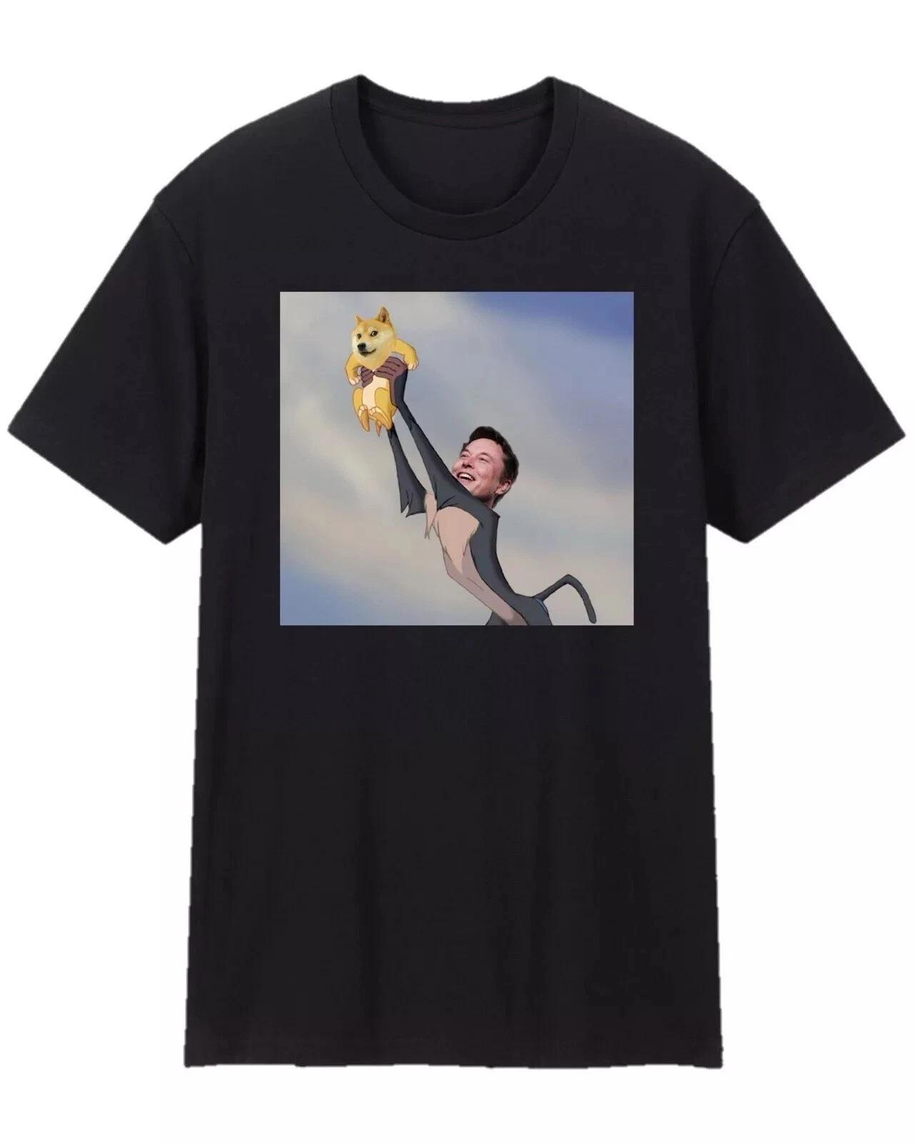 Elon Musk Doge T Shirt Donald Trump Funny Novelty USA Goof Tee Shirt Size S-4XL L