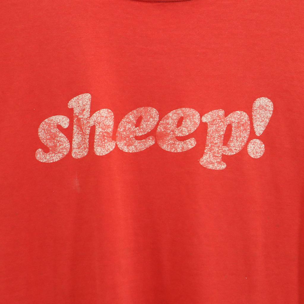 SCREEN STARS BEST 90s Made in USA Old sheep! Short sleeve T-shirt Men's Used