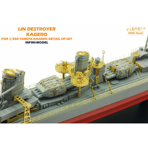 Infinimodel 1/350 IM Series Japanese Navy Destroyer Kagero Detail Up Set for T Company Plastic Model Kits (IM53503)
