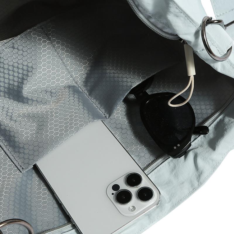 Large Capacity Handbag Women's Solid Color Shoulder Bag