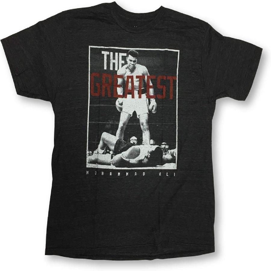 MUHAMMAD ALI The Greatest Crew Neck Adult T-Shirt S чёрный