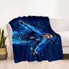 Brazilian Football Player Celebration Blanket Ultra-Soft Great for Office Chair Chair Office Four Seasons Universal Modern Style