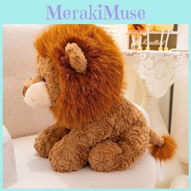 Plush Lion Toy With Pp Cotton Filling For Children Gift And Comfort