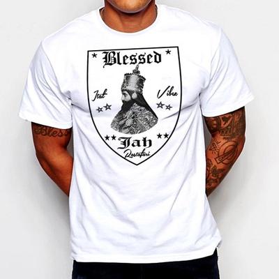 Reggae Jah Rastafari Haile Selassie I Afrikanische Wurzeln Jamaikanische Dreadlocks Unisex T-Shirt
