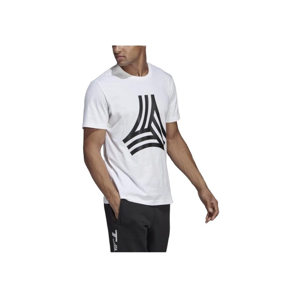 Adidas X Tango Collaboration Sportswear Cotton Crew Neck Pullover Casual Short Sleeve T-Shirt Men Tops White DP2694