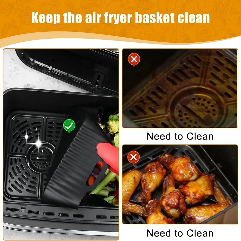 17cm Silicone Air Fryer Mold - Compatible with Philips HD9252/9200/9255, 4-5L Non-Stick Cooking Accessories bakeware baking tray