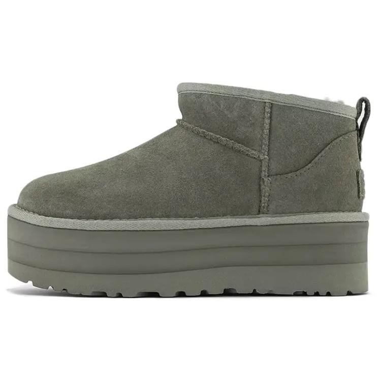 New UGG Classic Ultra Mini Platform Boot Moss Green Women's 1135092-MSG