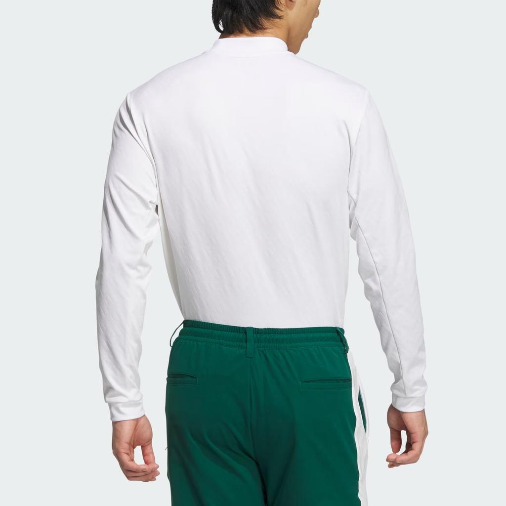 Adidas Outdoor Sports Series Golf Slim Fit Quick-Dry Long Sleeve T-Shirt Men Tops White IM6412