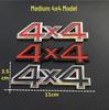 4X4 Metal Emblem for Jeep: 3D Decorative Four-Wheel Drive Body Sticker