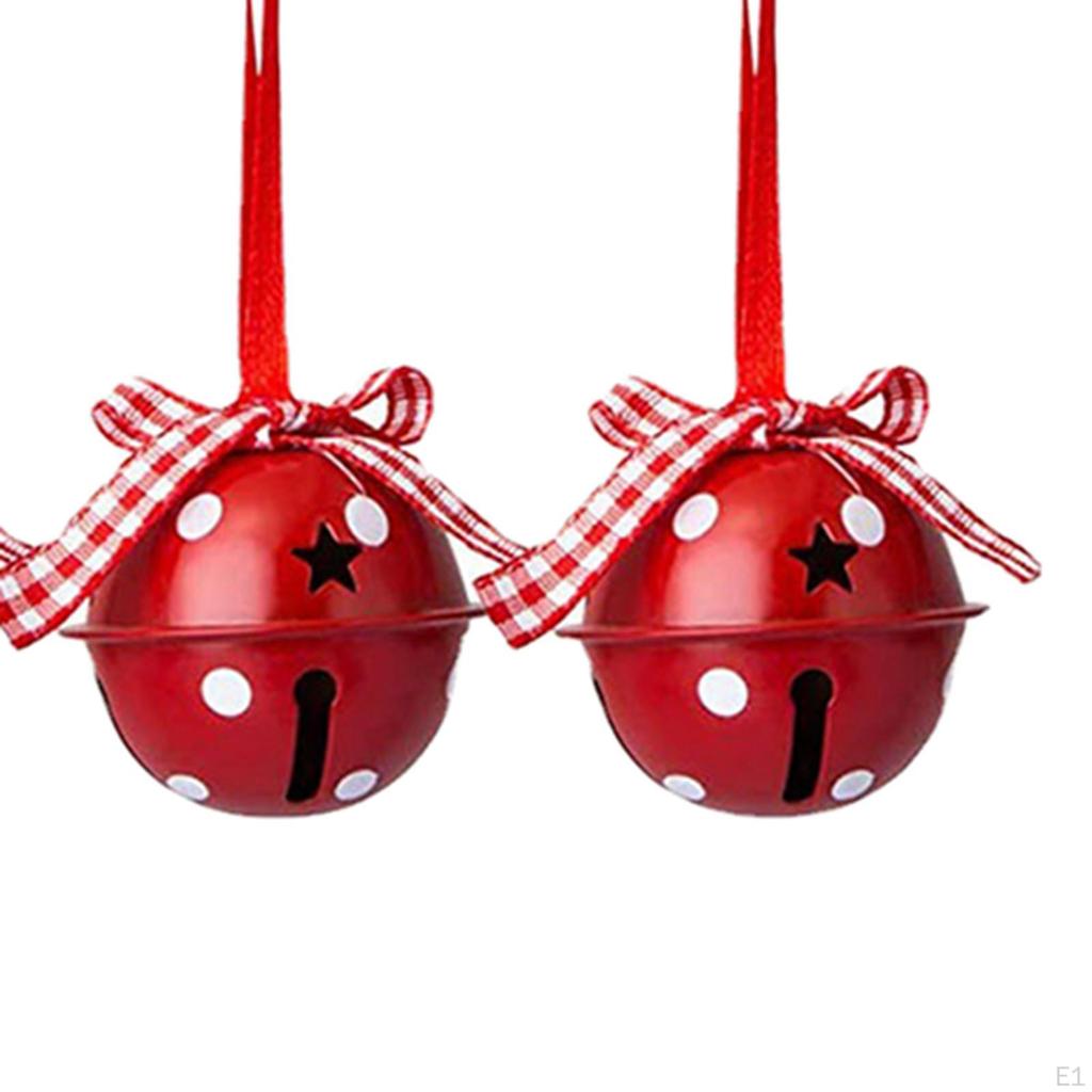 12 Pcs Hanging Bell Ornaments Holiday DIY Decorations Decorative Crafts Christmas Bells