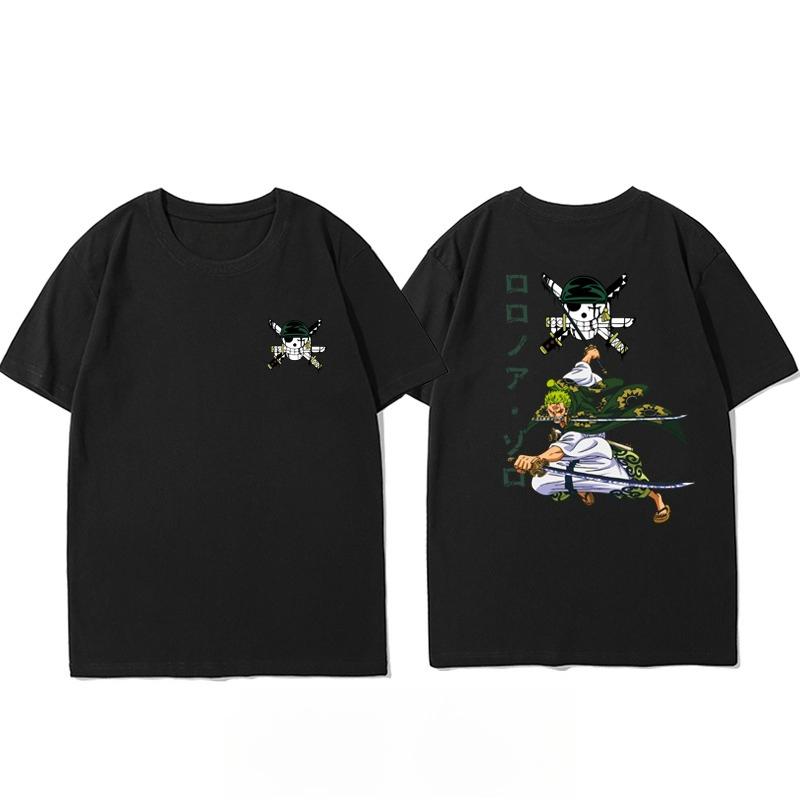 

ONE PIECE 25 Anniversary Tshirt Mens and Womens Pure Cotton Loose Animation Periphery Couple Short Sleeves Sports and Leisure L