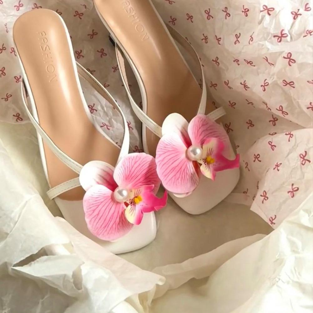 1 Ζευγάρι Προσομοίωση Πολύχρωμα Ταϊλανδέζικο Νεραϊδικό Λουλούδι Πόρπες Παπουτσιών Προσωποποιημένο Σχέδιο Πορσελάνη Προσομοίωση Πόρπες Διακόσμηση