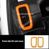 LHD RHD For Ford Ranger Wildtrak T9   2024 ABS yellow gear shift panle steering wheel Central Screen trument cover
